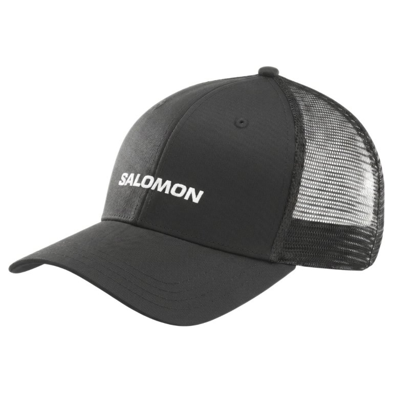 Kšiltovka Salomon Logo Trucker Cap - černá