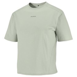 Tričko Salomon Trackline SS Tee W - šedá