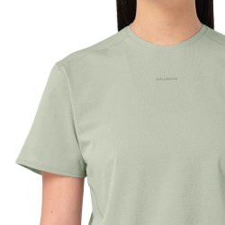 Tričko Salomon Trackline SS Tee W - šedá