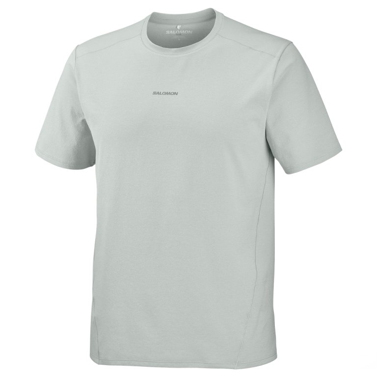 Tričko Salomon Trackline SS Tee M - šedá