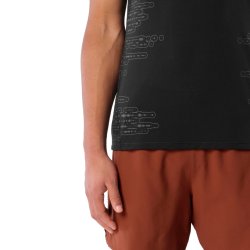 Tričko Salomon Sense Aero SS Tee Gfx M – čierna