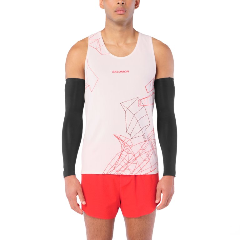 Tílko Salomon S/LAB Speed Singlet M - bílá
