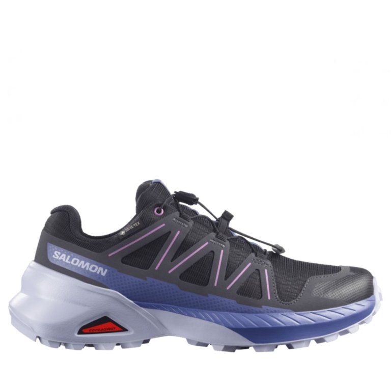 Obuv Salomon Speedcross Peak Gtx W - černá/modrá/fialová