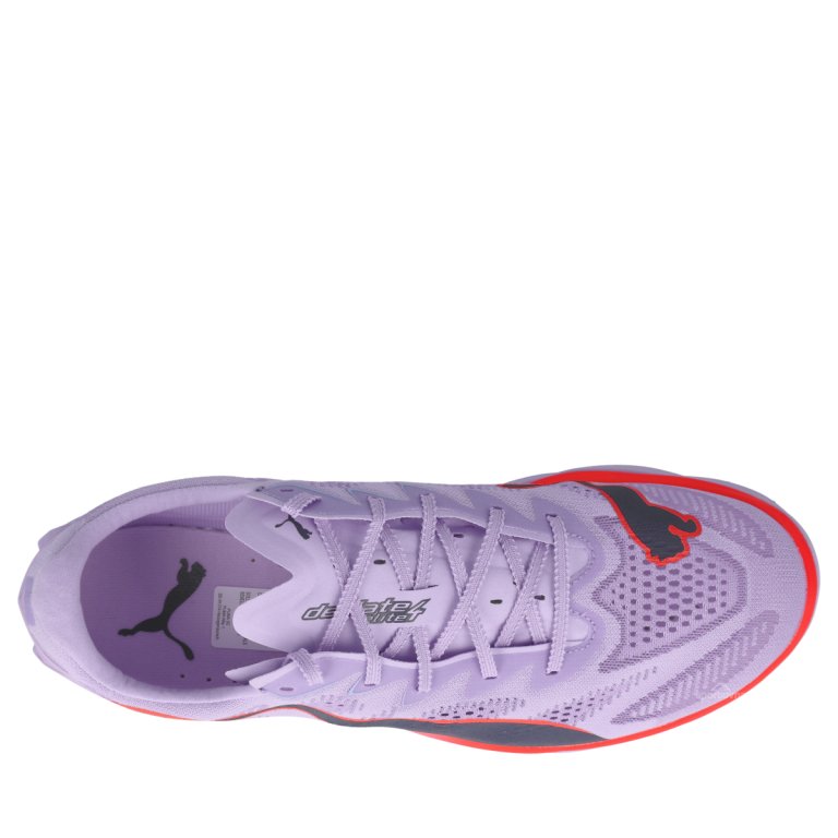 Взуття Puma Deviate Nitro Elite 4 M — світло-фіолетове/червоне