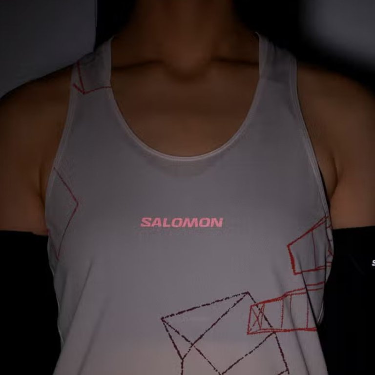 Tílko Salomon S/LAB Speed Singlet W - bílá