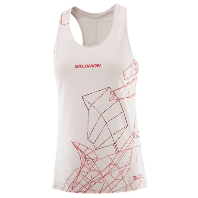 Tílko Salomon S/LAB Speed Singlet W - bílá