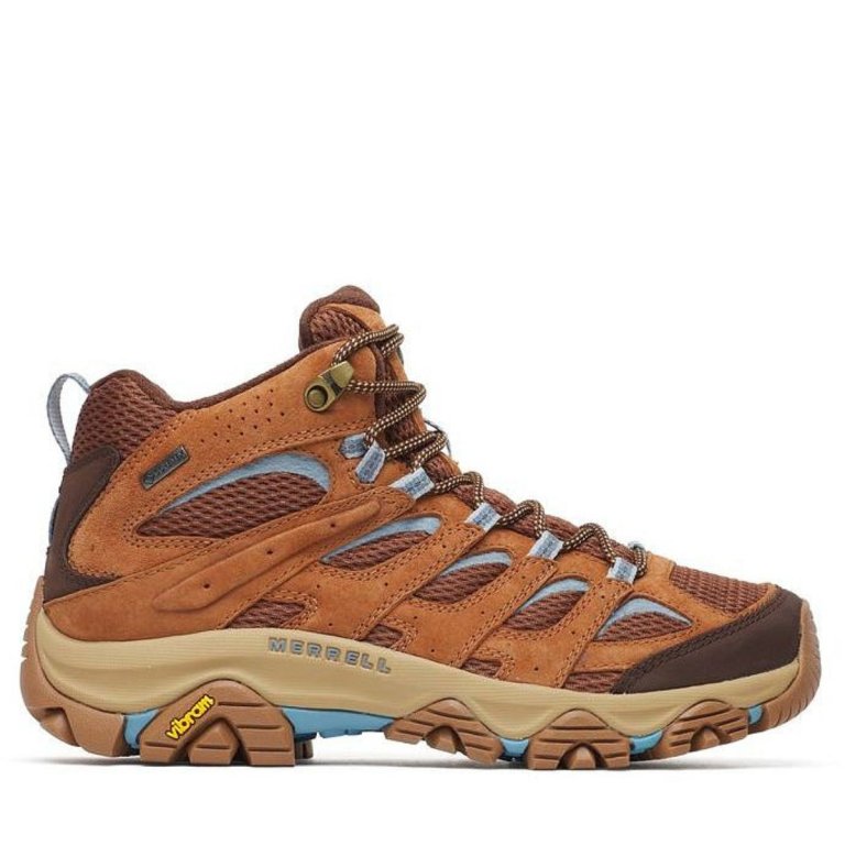 Obuv Merrell Moab 3 Mid GTX W - oranžová/hnědá