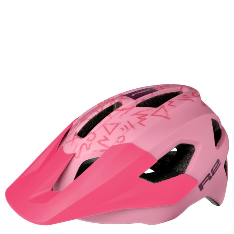 Cyklistická helma R2 Vorteks J - růžová