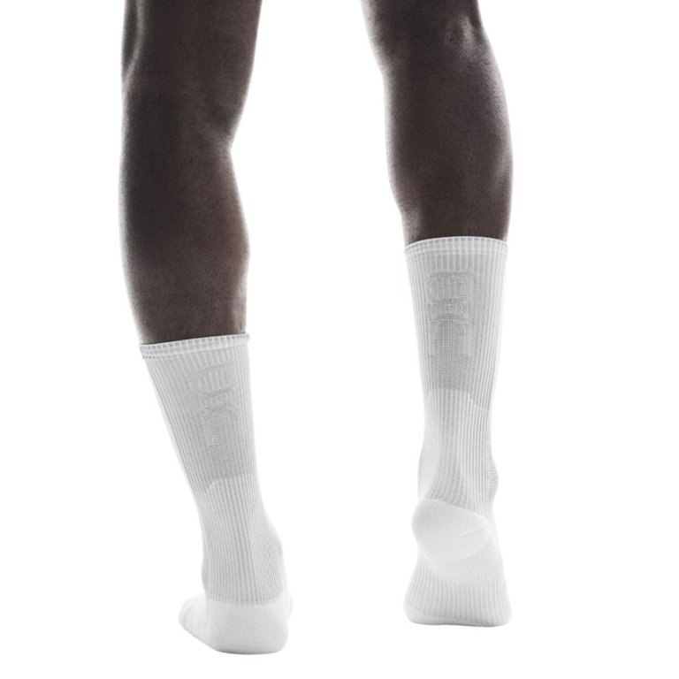 Ponožky On Performance Run Sock High U - bílá