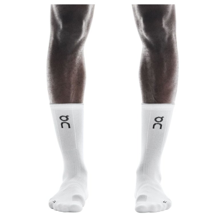 Ponožky On Performance Run Sock High U - bílá