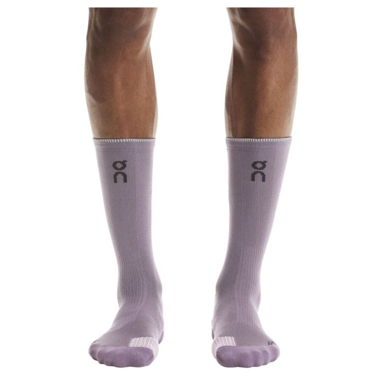 Ponožky On Performance Run Sock High U - fialová