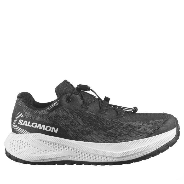 Obuv Salomon Aero Grvl WP J - černá/bílá