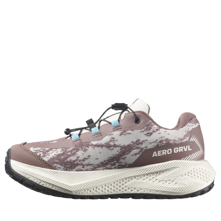 Obuv Salomon Aero Grvl J - hnědá/šedá
