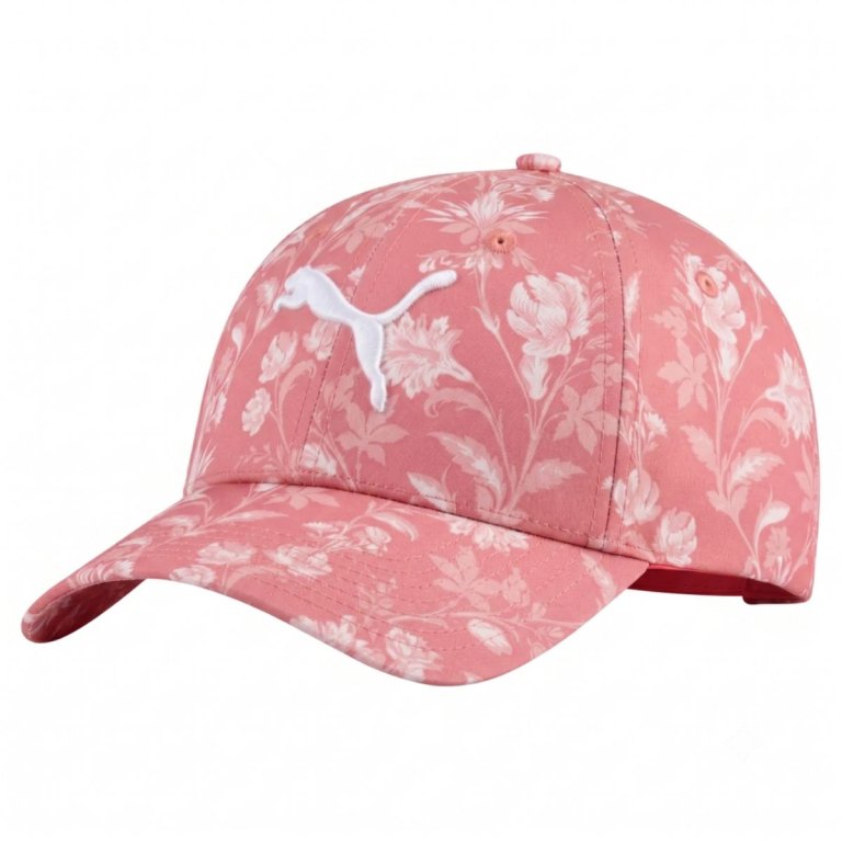 Kšiltovka Puma Ess Elevated AOP BB Cap - růžová