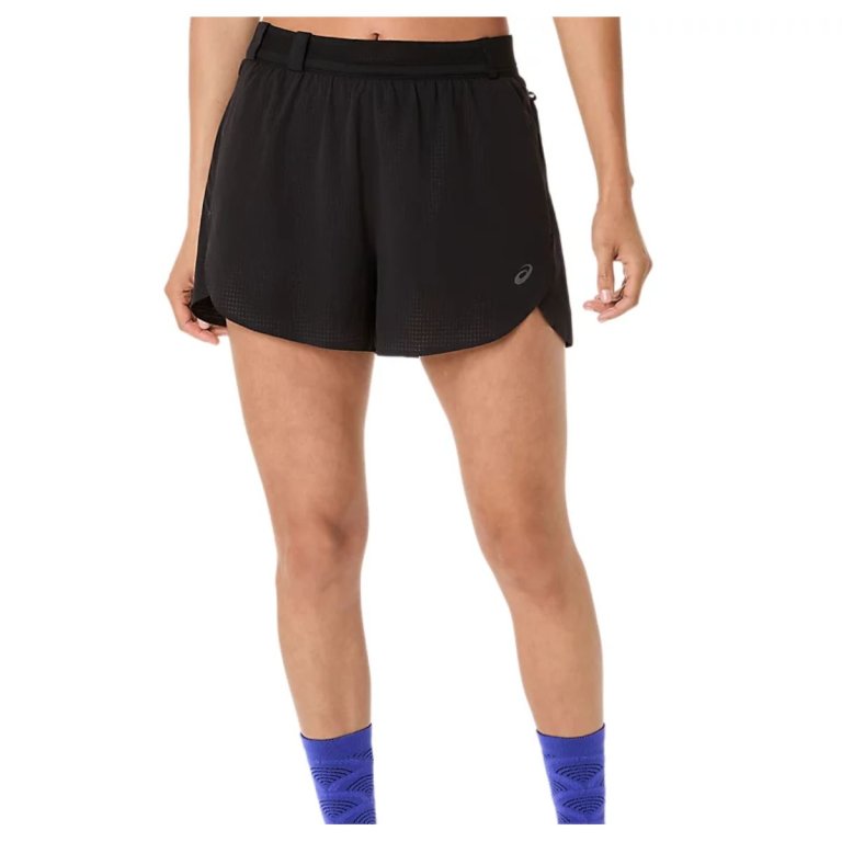Шорти Asics Metarun Split Short W — чорні