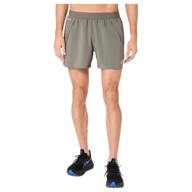 Kraťasy Asics Road 5In Short M - šedá