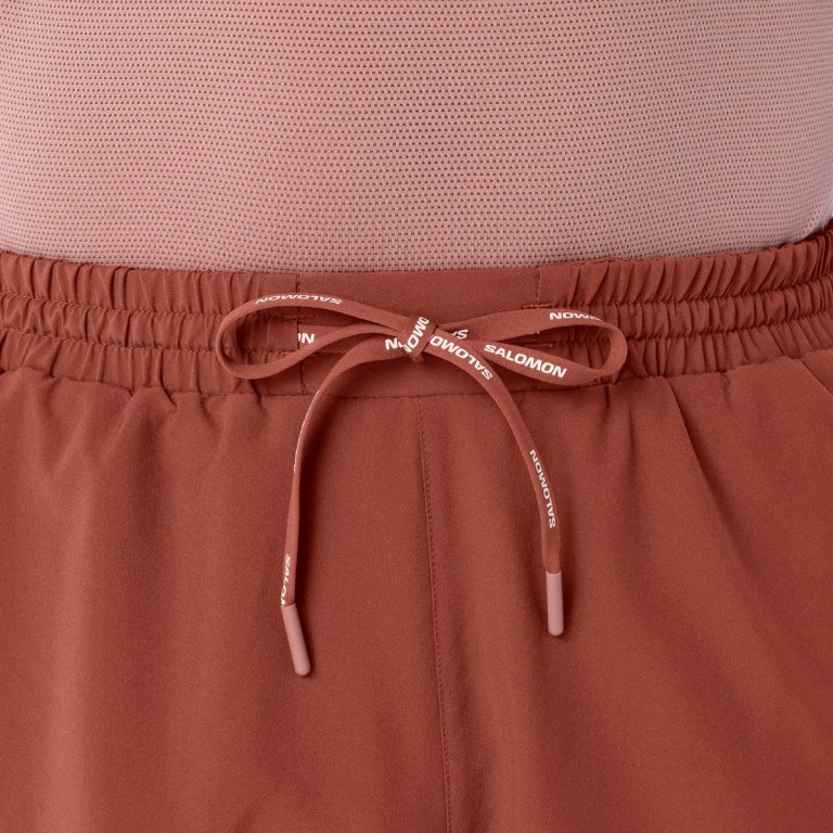 Kraťasy Salomon SHKout Core Shorts 5" M - hnědá