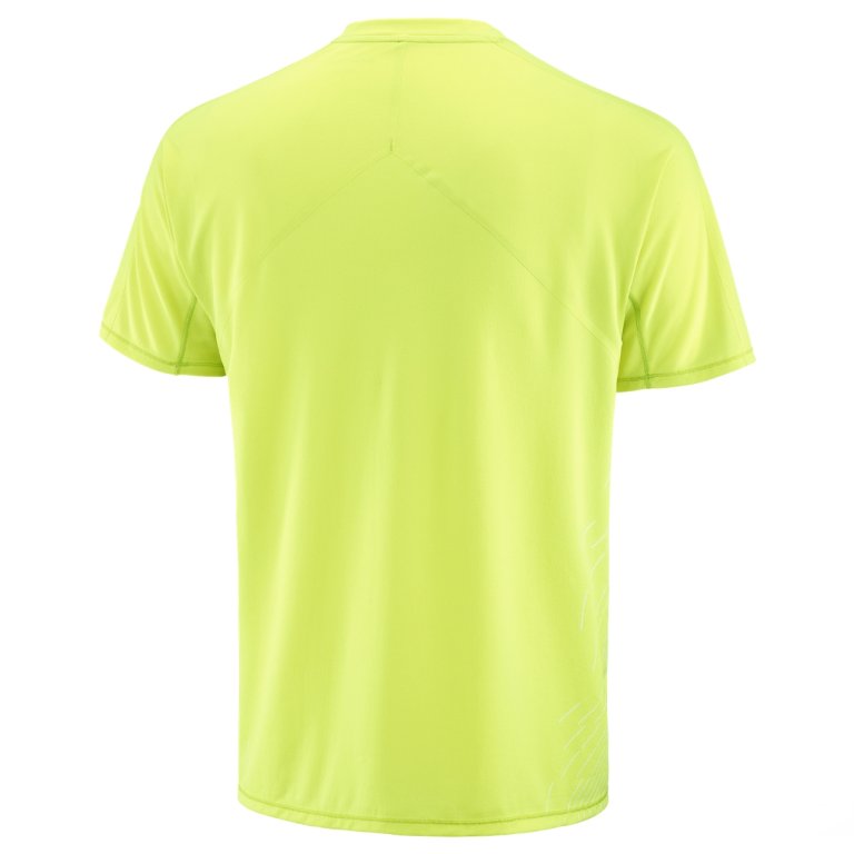 Tričko Salomon Sense Aero SS Tee Gfx M - žlutá