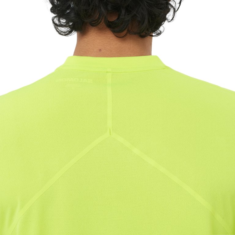 Tričko Salomon Sense Aero SS Tee Gfx M - žlutá