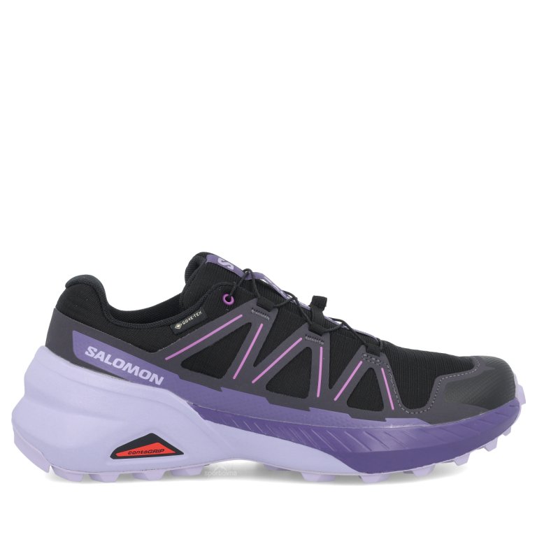 Взуття Salomon Speedcross Peak Gtx W — чорна/синя/фіолетова