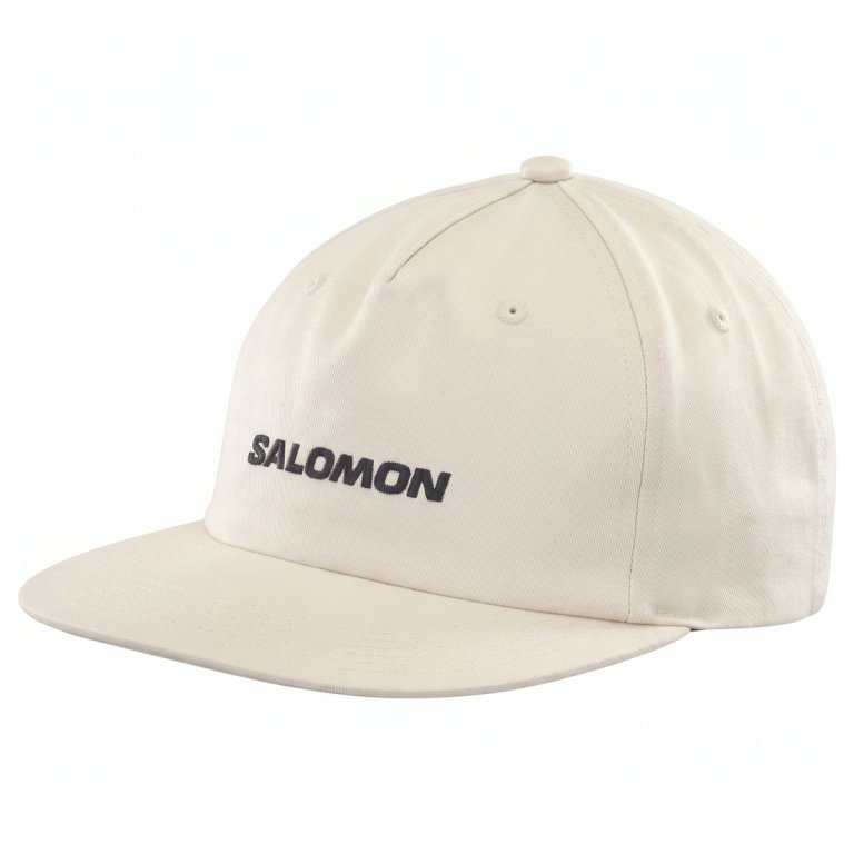 Kšiltovka Salomon Cap Flat - bílá