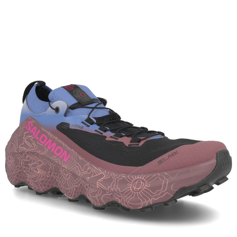 Взуття Salomon S/LAB Ultra Glide 2 Courtney — синя/коричнева/чорна