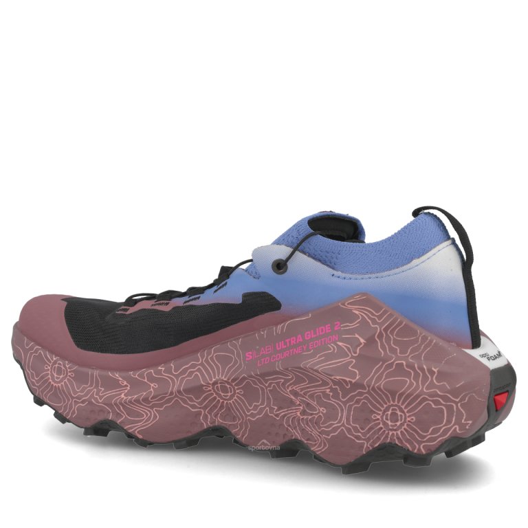 Взуття Salomon S/LAB Ultra Glide 2 Courtney — синя/коричнева/чорна
