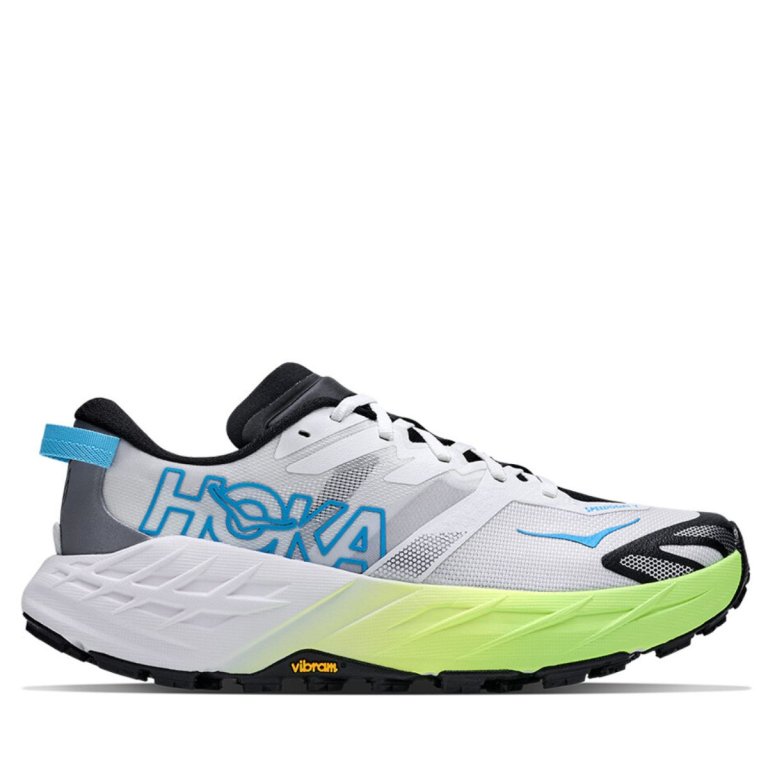 Obuv Hoka Speedgoat 7 W - bílá/černá/žlutá