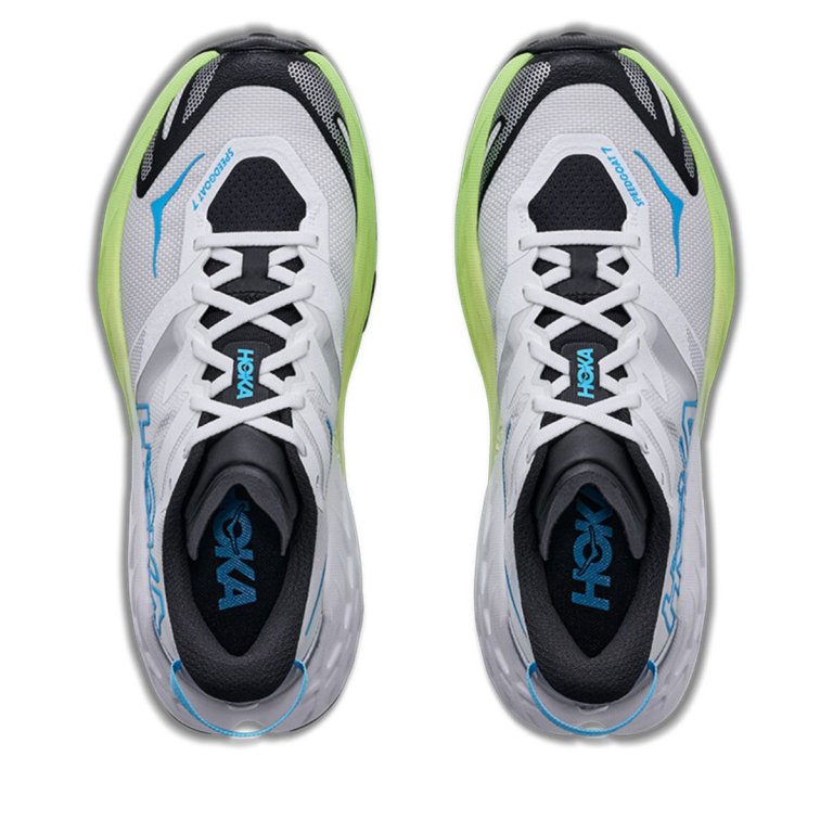 Obuv Hoka Speedgoat 7 W - bílá/černá/žlutá