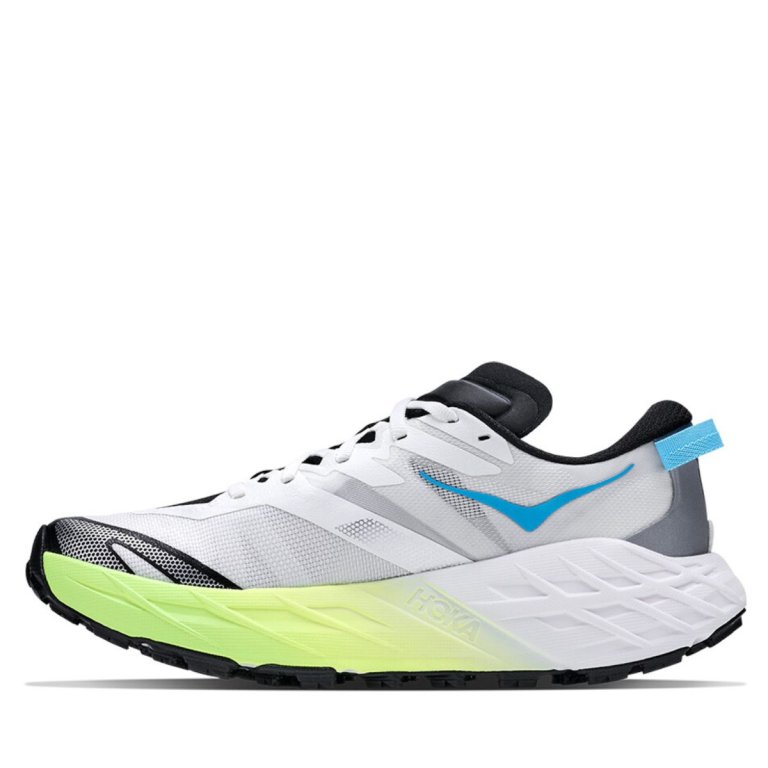 Obuv Hoka Speedgoat 7 W - bílá/černá/žlutá