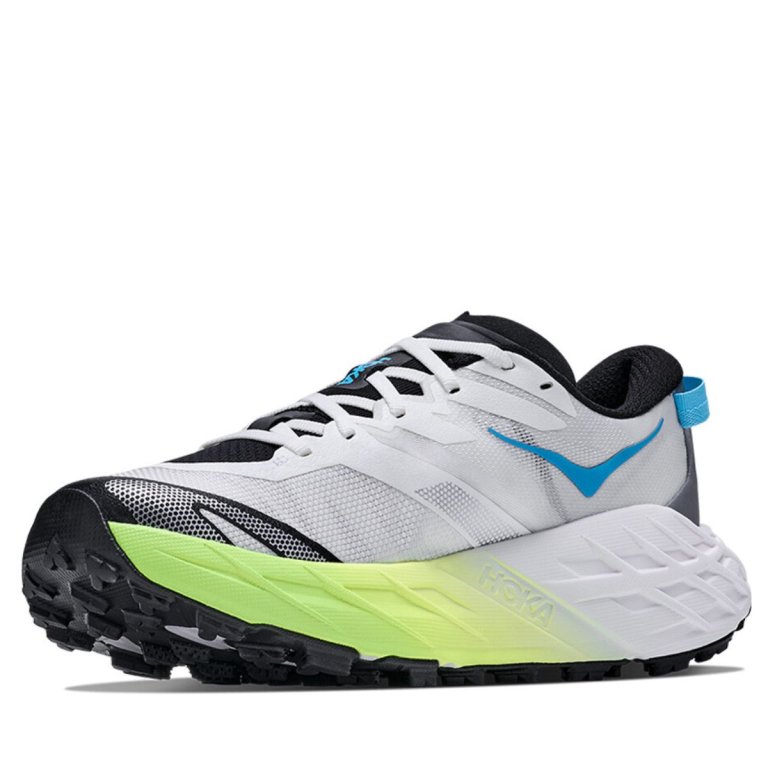 Obuv Hoka Speedgoat 7 W - bílá/černá/žlutá