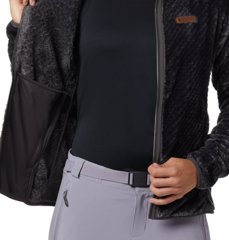 Толстовка Columbia Fire Side™ II Sherpa FZ W - темно-сірий