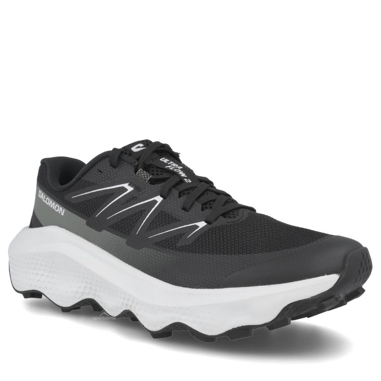 Obuv Salomon Ultra Flow 2 M - čierna/biela/zelená