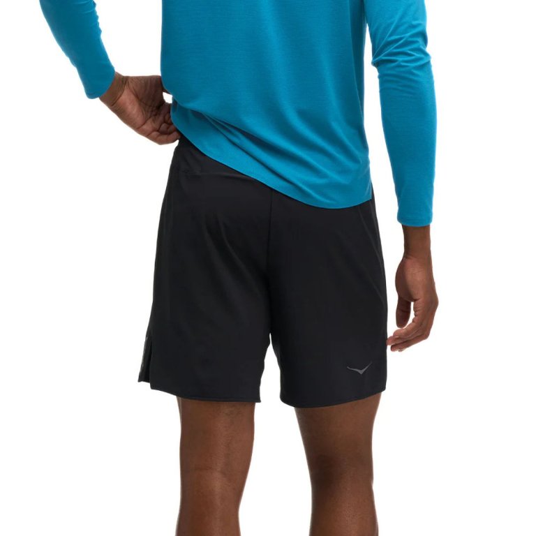 Kraťasy Hoka Glide Short 7'' 2in1 M - černá