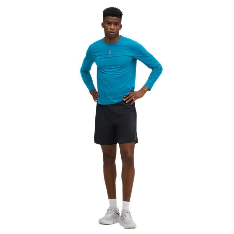 Kraťasy Hoka Glide Short 7'' 2in1 M - černá