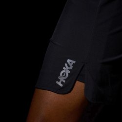 Kraťasy Hoka Glide Short 7'' 2in1 M - černá
