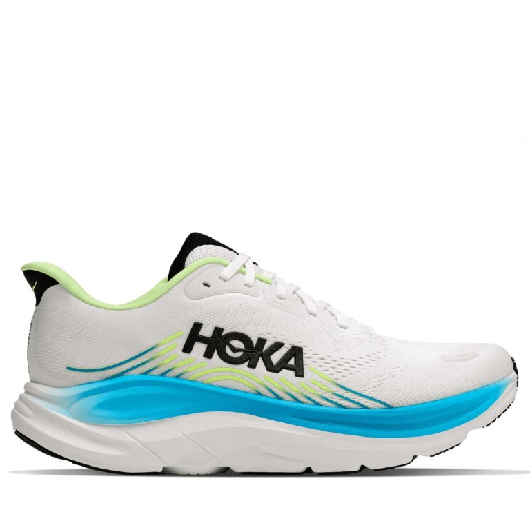 Obuv Hoka Clifton 11 Wide M - bílá/modrá