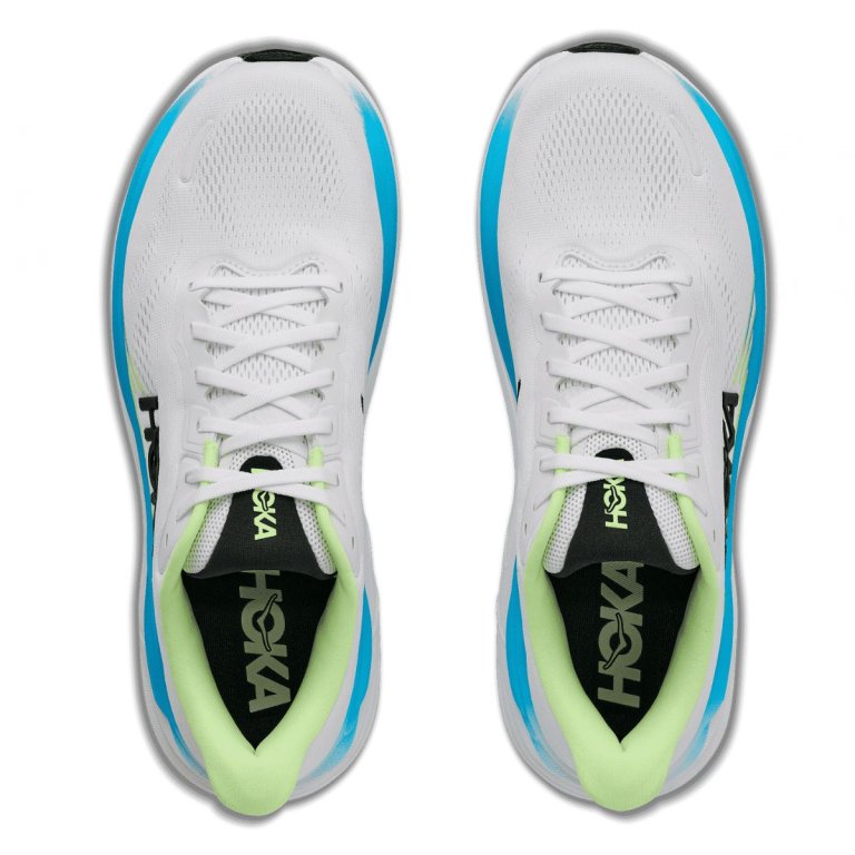 Obuv Hoka Clifton 11 Wide M - bílá/modrá