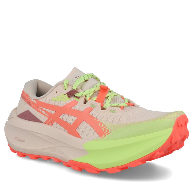 Obuv Asics Trabuco Max 5 W - oranžová/zelená