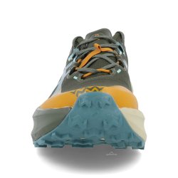 Obuv Asics Trabuco Max 5 M - tmavě zelená/modrá/oranžová