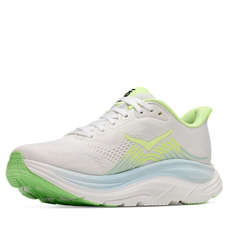 Obuv Hoka Clifton 11 W - bílá/zelená