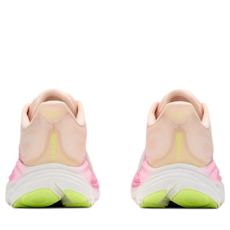 Obuv Hoka Clifton 11 W - oranžová/bílá/růžová