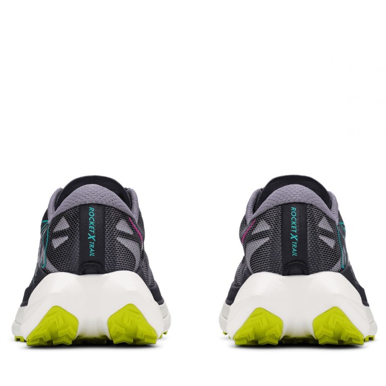 Obuv Hoka Rocket X Trail W - fialová/žlutá