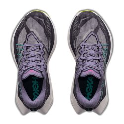 Obuv Hoka Rocket X Trail W - fialová/žlutá