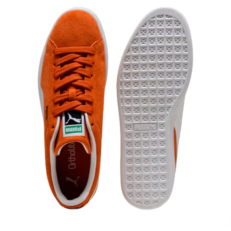 Obuv Puma Suede Classic - oranžová/bílá