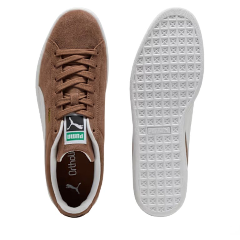 Obuv Puma Suede Classic - hnědá/bílá
