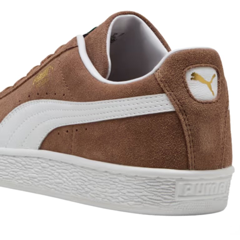 Obuv Puma Suede Classic - hnědá/bílá
