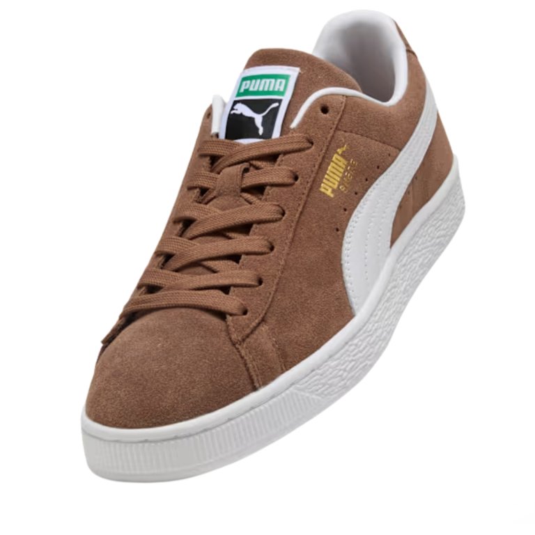 Obuv Puma Suede Classic - hnědá/bílá