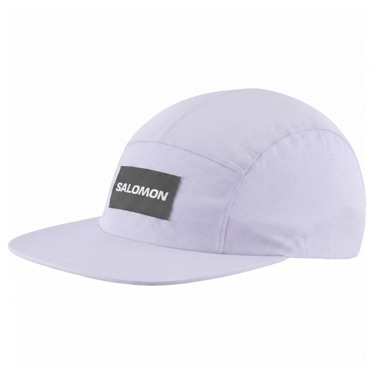 Kšiltovka Salomon Bonatti WP Five Panel Cap - fialová
