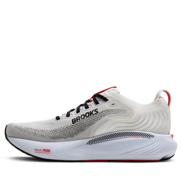 Obuv Brooks Adrenaline GTS 25 M - bílá/černá/červená